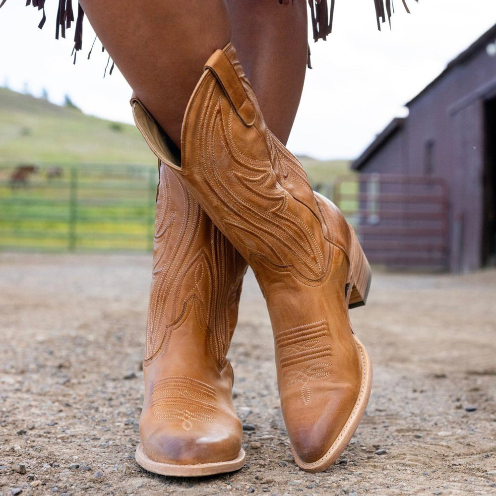 Nora Boots Tan | Women Stetson Western