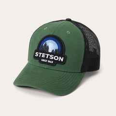 Olive Sunset Trucker Cap Olive | Men/Women Stetson Caps & Truckers