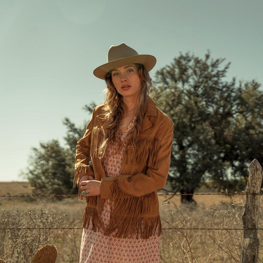 Open Road 6X Cowboy Hat Fawn | Men/Women Stetson Fedora