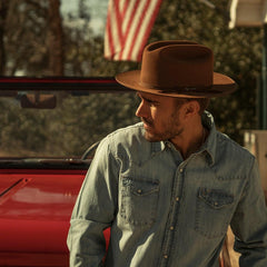 Open Road Royal Deluxe Hat Cognac | Men/Women Stetson Western
