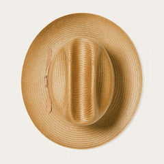 Open Road Vented Straw Cowboy Hat Cognac | Men/Women Stetson Fedora