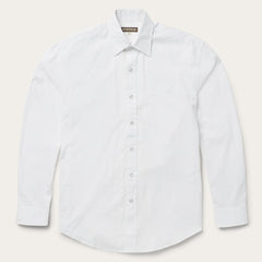 Pin Point Oxford Shirt White | Men Stetson Classic Cut