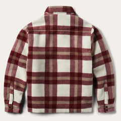 Plaid Lined Jac-Shirt Red | Men Stetson Jackets