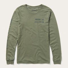 Property Of John B Stetson Tee Green | Men Stetson Tees