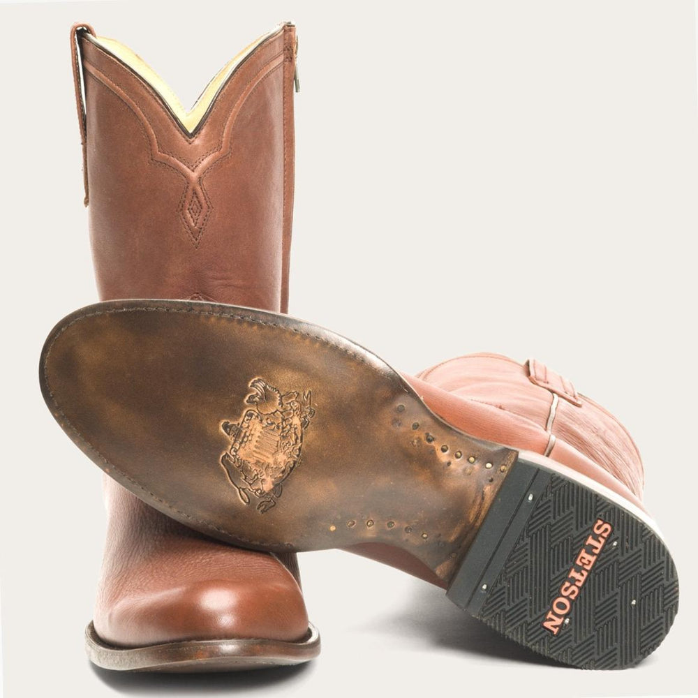 Rancher Zip Roper Burnished Cognac | Men Stetson Western