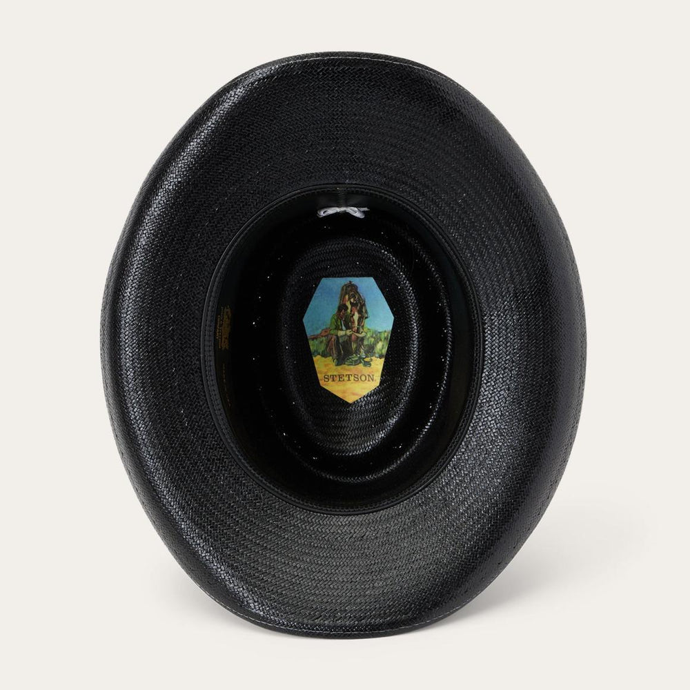 Royal Flush 10X Straw Cowboy Hat Black | Men/Women Stetson Western