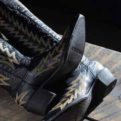 Sarah Boots Black | Women Stetson Western