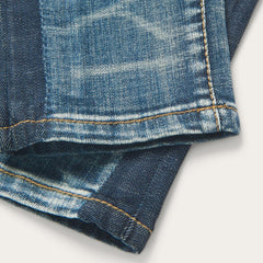 Skinny Fit Stripe Leg Jean Blue | Women Stetson Denim