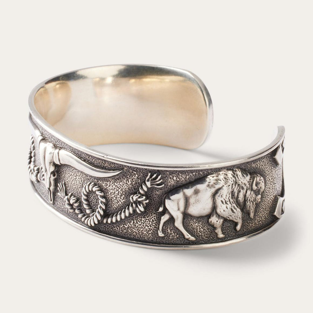 Southwestern Cuff Grey | Men/Women Stetson Jewelry
