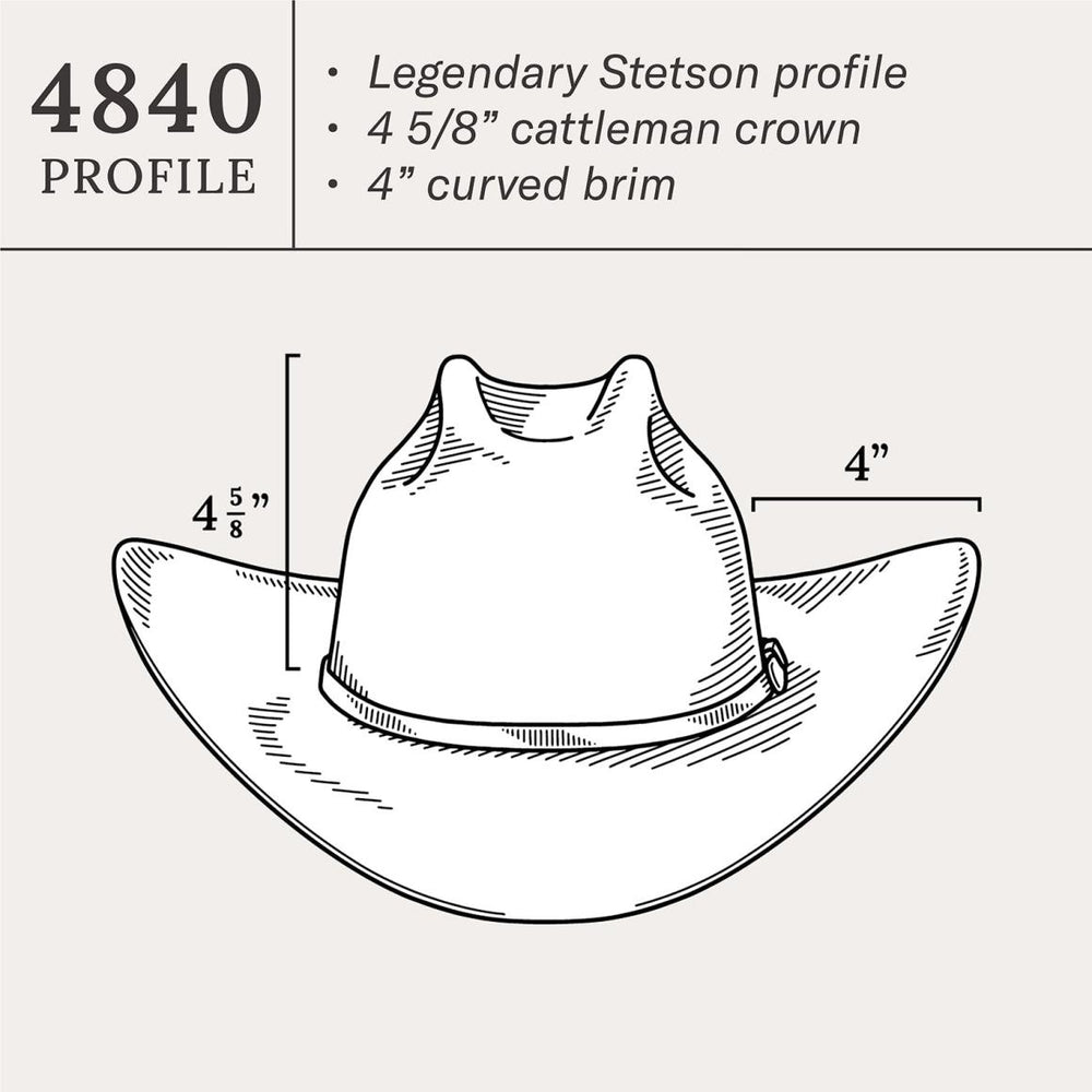 Spartan 6X Cowboy Hat Black | Men/Women Stetson Western