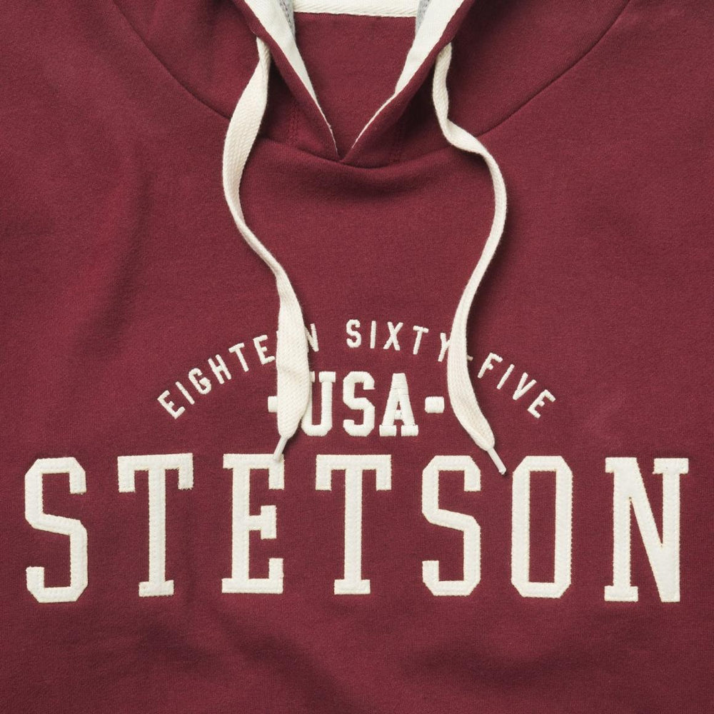 Stetson Hooded Sweatshirt Red | Men Stetson Sweaters & Hoodies