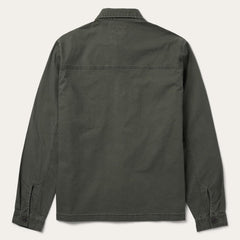 Stretch Canvas Jac-Shirt Green | Men Stetson Jackets