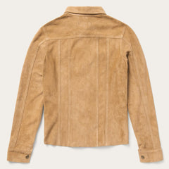 Suede Denim Shirt Jacket Brown | Women Stetson Jackets