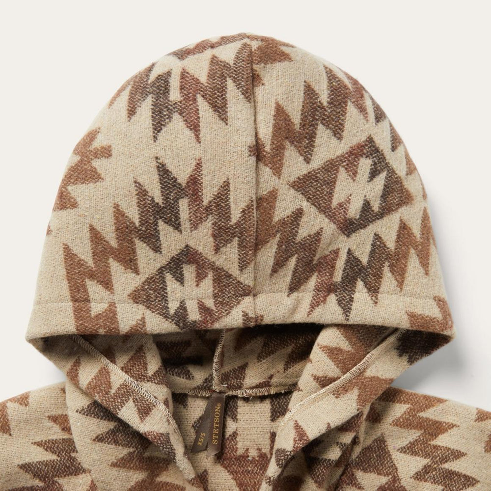 Tan Aztec Poncho Brown | Women Stetson Jackets