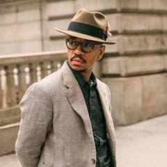 Temple Fedora Tawny | Men/Women Stetson Fedora