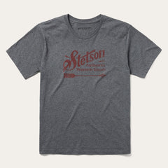 Vintage Arrow Graphic Tee Grey | Men Stetson Tees