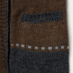 Vintage Steer Head Cardigan Brown | Women Stetson Sweaters