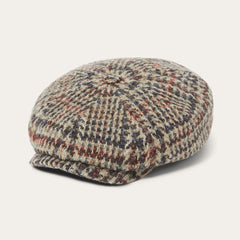 Virgin Wool Hatteras Beige/red/herringbone | Men/Women Stetson Caps & Truckers