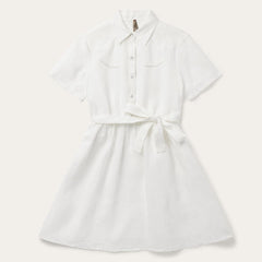 White Linen Shirt Dress White | Women Stetson Shirt Dresses