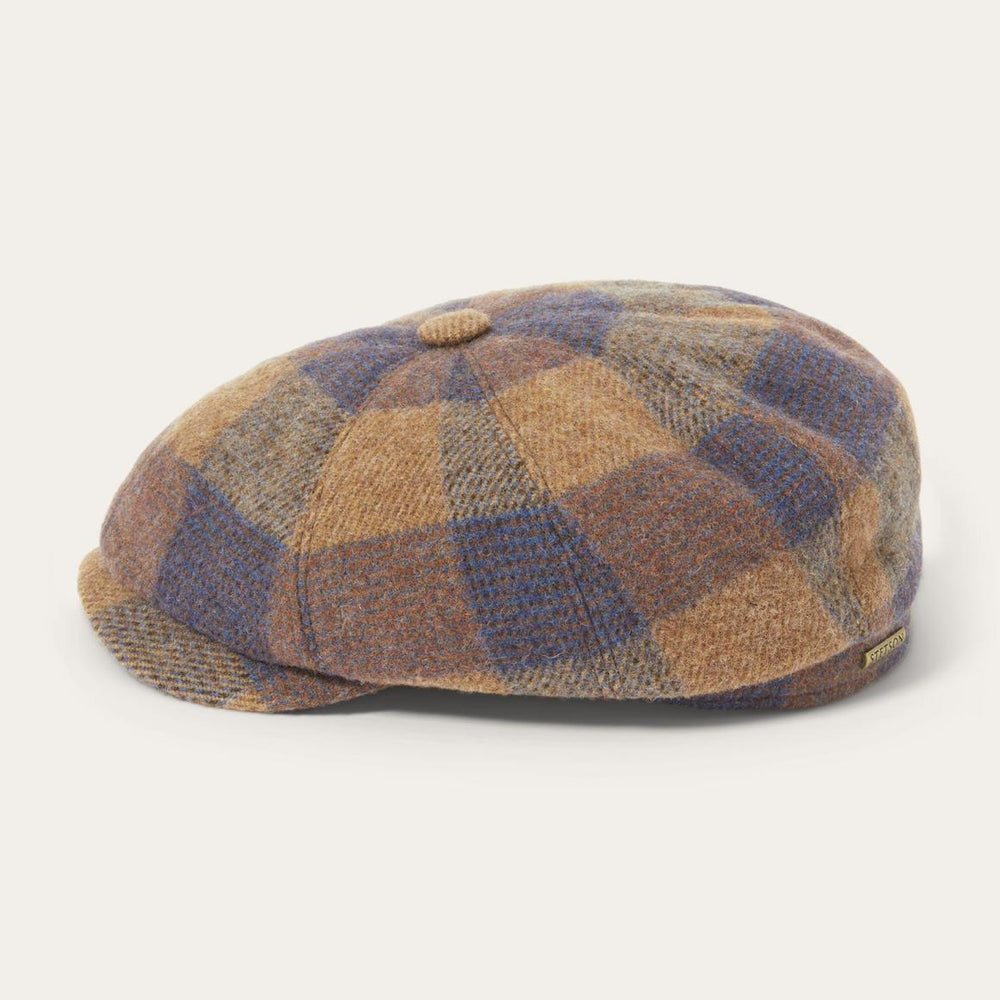 Wool Check Hatteras Cognac/sand/blue | Men/Women Stetson Caps & Truckers