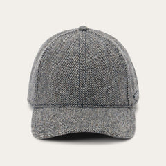 Wool Herringbone Baseball Cap Anthra Melange Herringbone | Men/Women Stetson Caps & Truckers