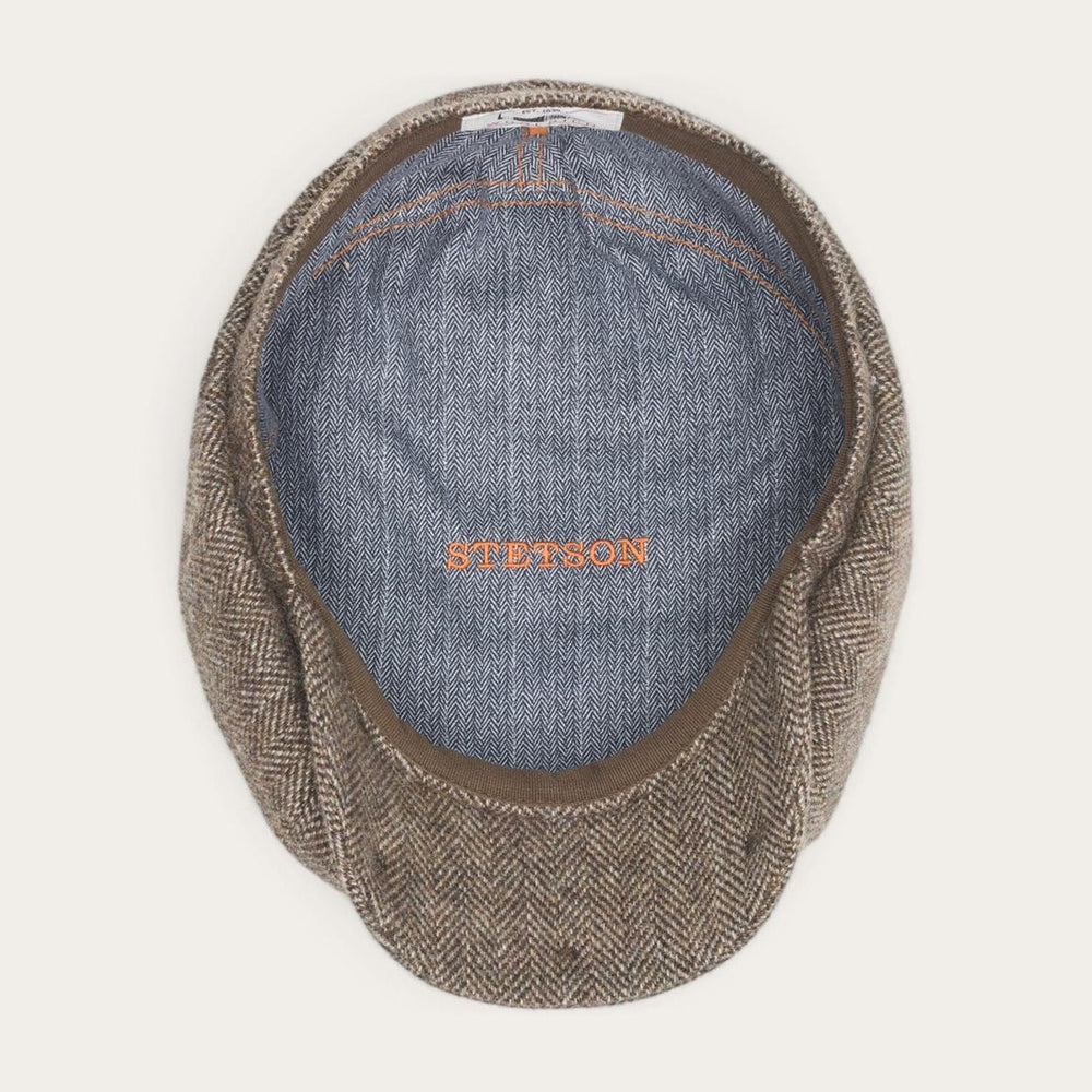 Wool Herringbone Hatteras Grey Herringbone | Men/Women Stetson Caps & Truckers