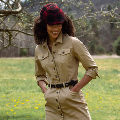 Workwear Inspired Shirt Dress Tan | Women Stetson Mini