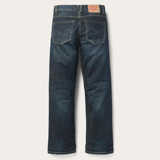 1312 Fit Jeans With A Pieced Back Pocket Blue | Men Stetson Boot Cut