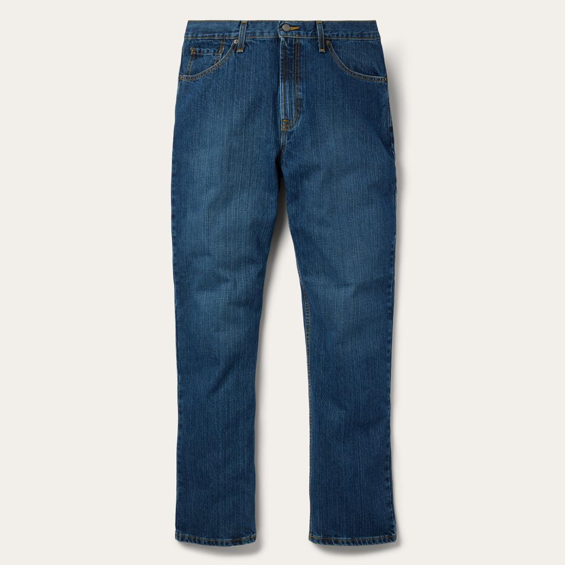 1520 Fit Standard Straight Leg Jean Blue | Men Stetson Modern Cut