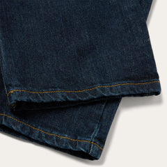 1520 Fit Standard Straight Leg Jean Blue | Men Stetson Modern Cut