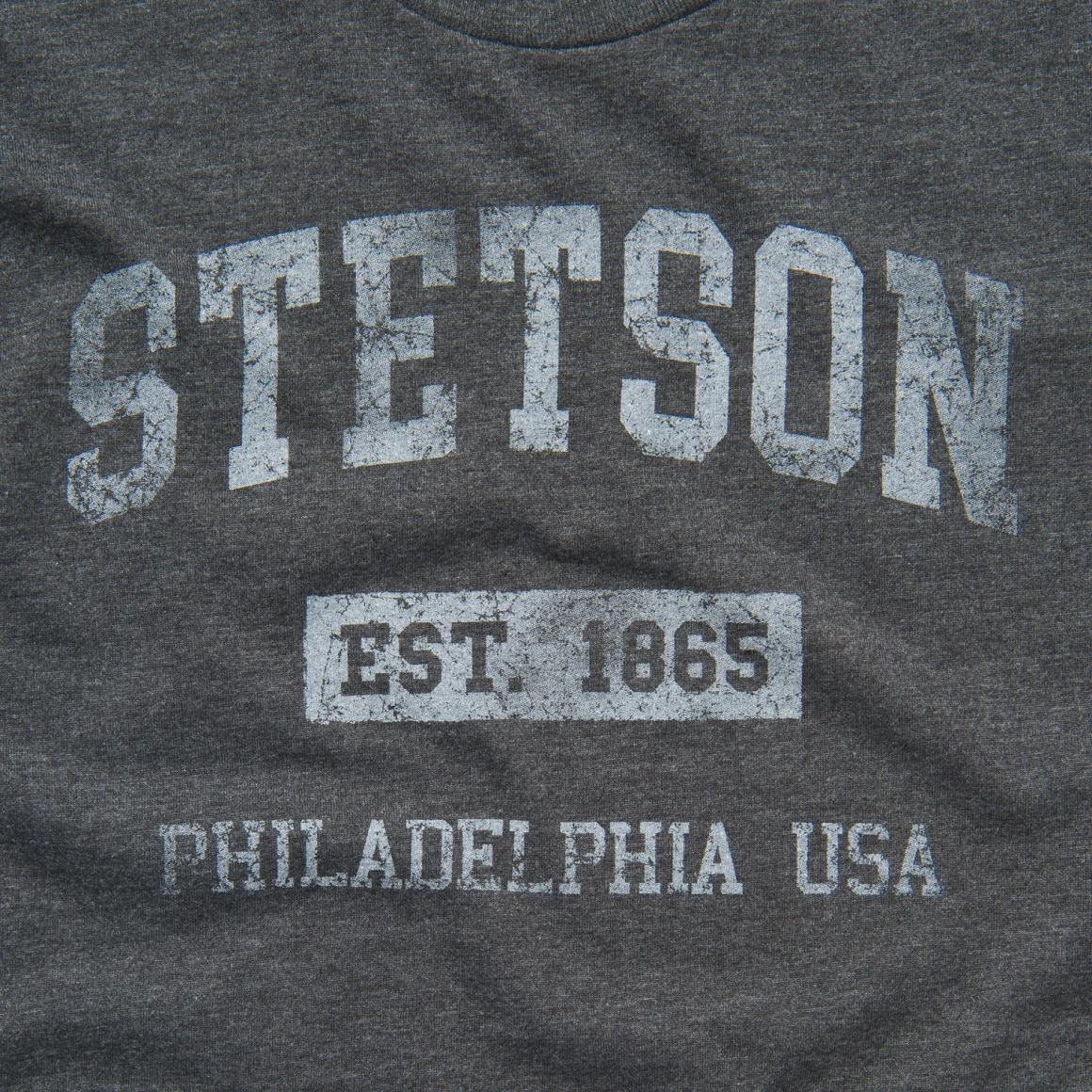 1865 Graphic Tee Grey | Men Stetson Tees