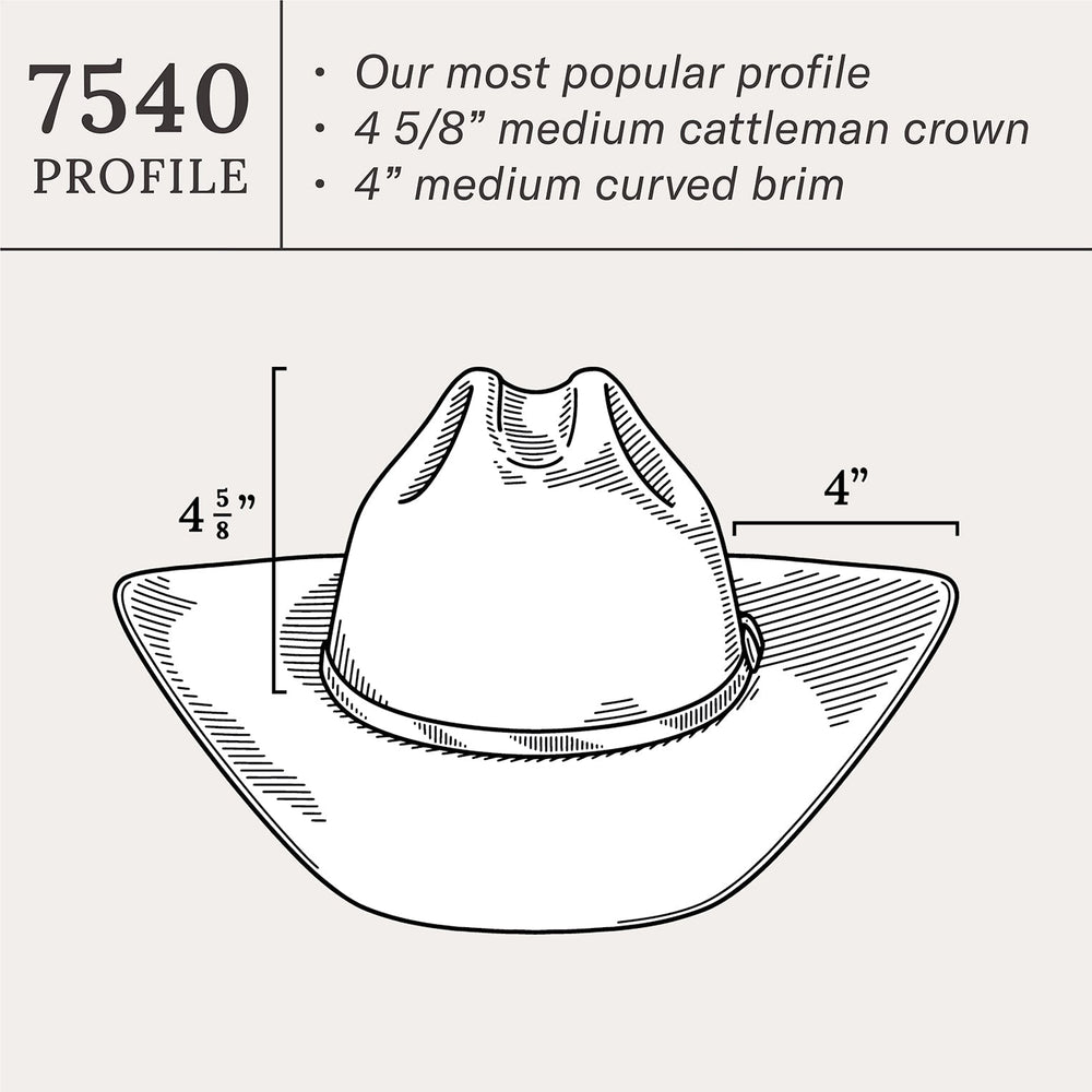 El Patron 75 Premier 30X Cowboy Hat Silverbelly | Stetson