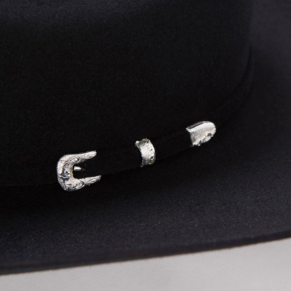 Lariat 5X Cowboy Hat - 4 5/8" Crown Black | Stetson