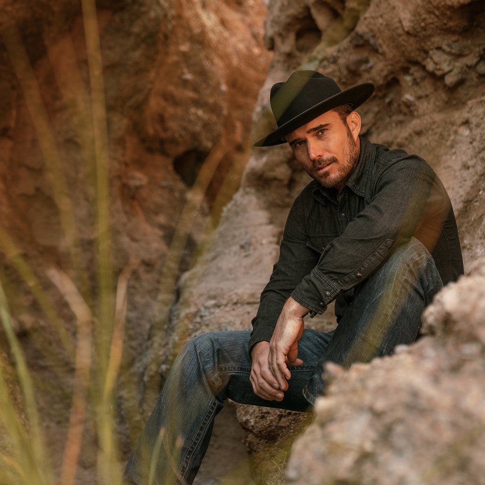 Open Road 6X Cowboy Hat Black | Stetson