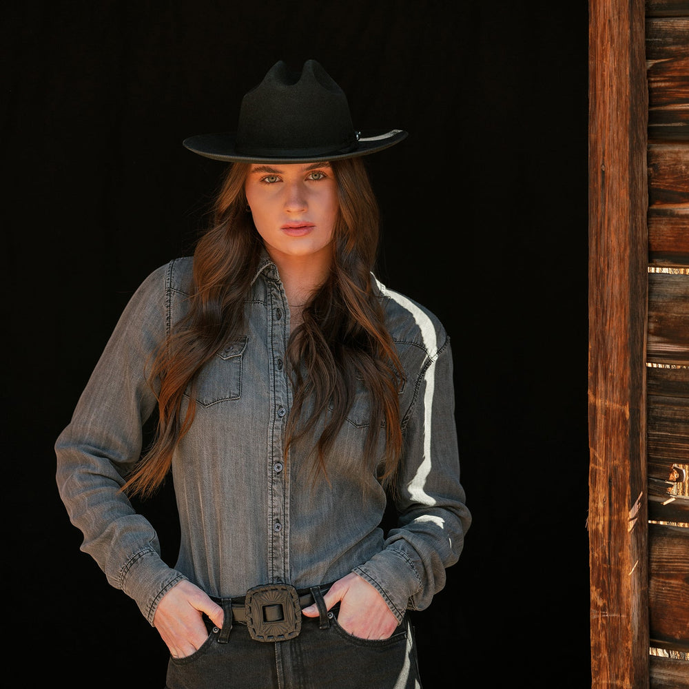 Open Road 6X Cowboy Hat Black | Stetson