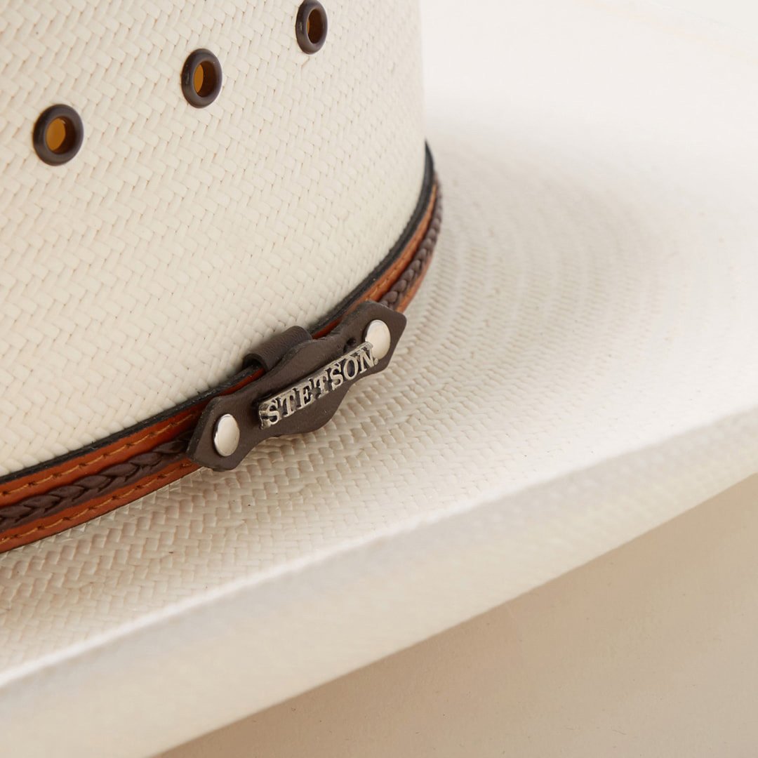 Alamo 8X Straw Cowboy Hat Natural | Stetson