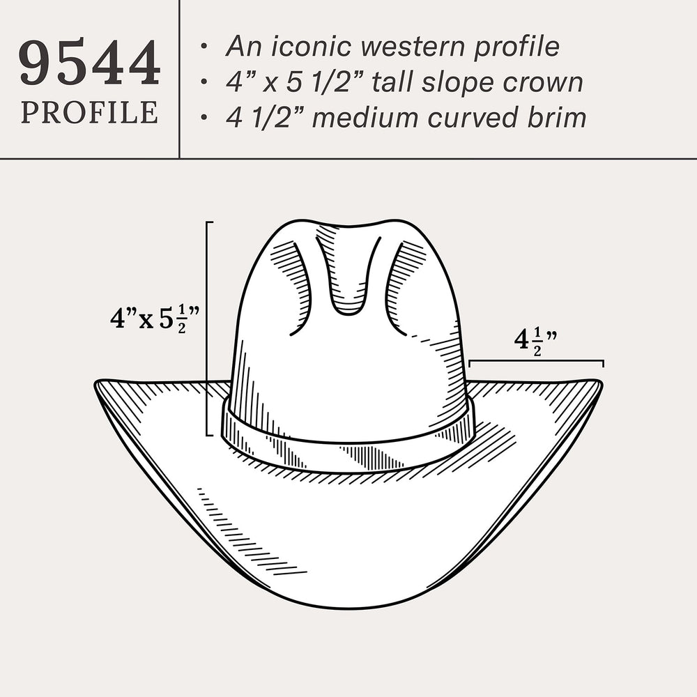 Broken Bow 10X Straw Cowboy Hat Natural | Stetson