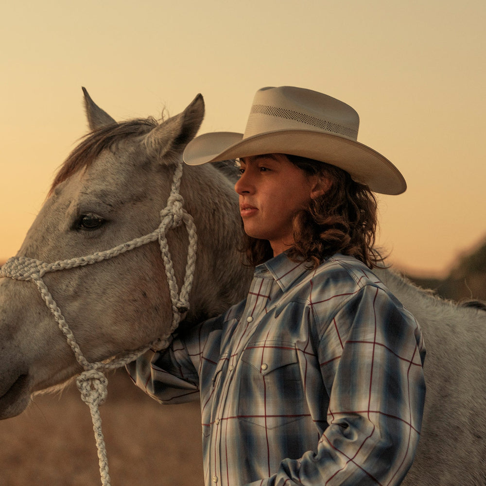 Griffin 100X Straw Cowboy Hat Natural | Stetson