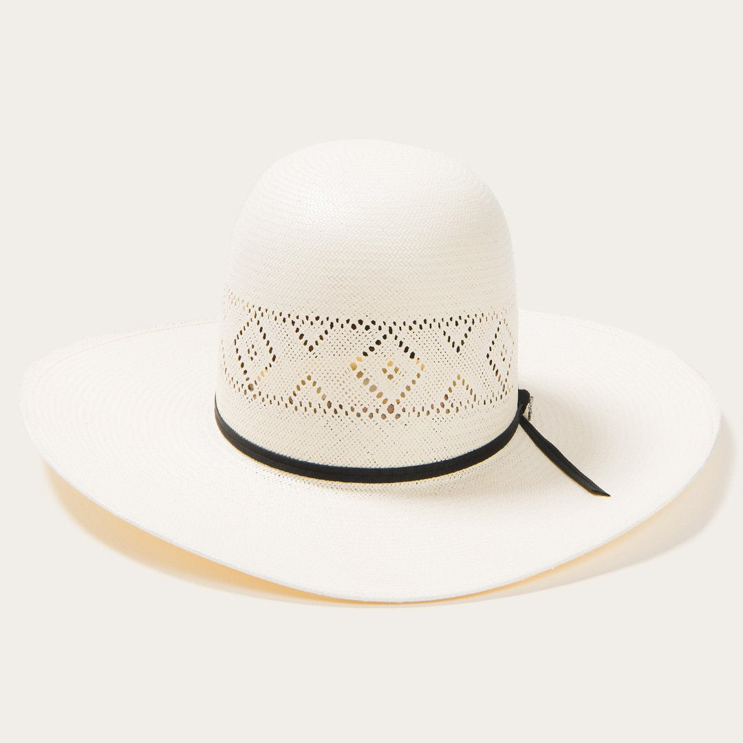 Saddleman 20X Open Crown Straw Cowboy Hat Natural | Stetson