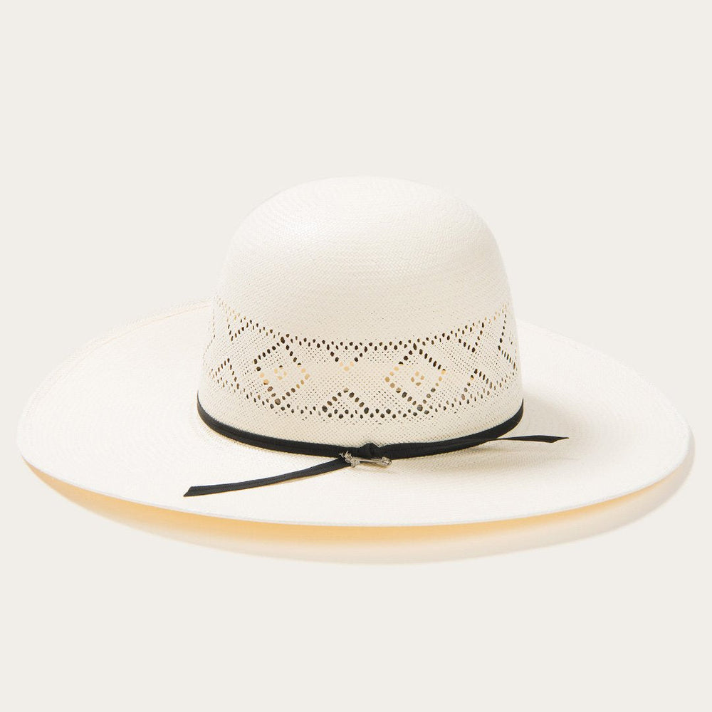 Saddleman 20X Open Crown Straw Cowboy Hat Natural | Stetson