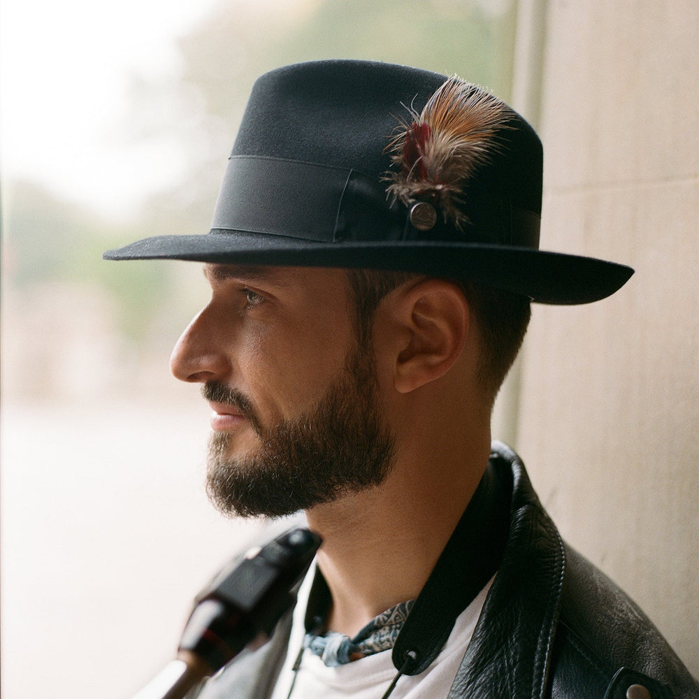 Temple Fedora Navy | Stetson