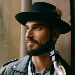 Temple Fedora Navy | Stetson