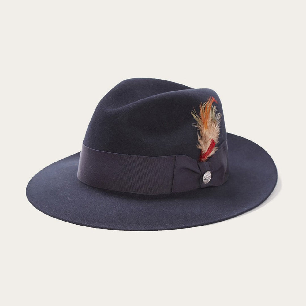 Temple Fedora Navy | Stetson