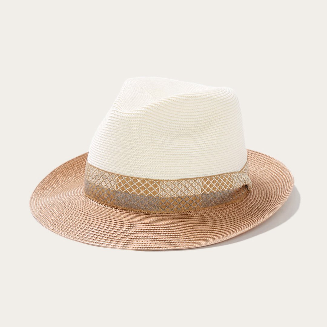 Andover Milan Fedora Ivory Cognac | Stetson