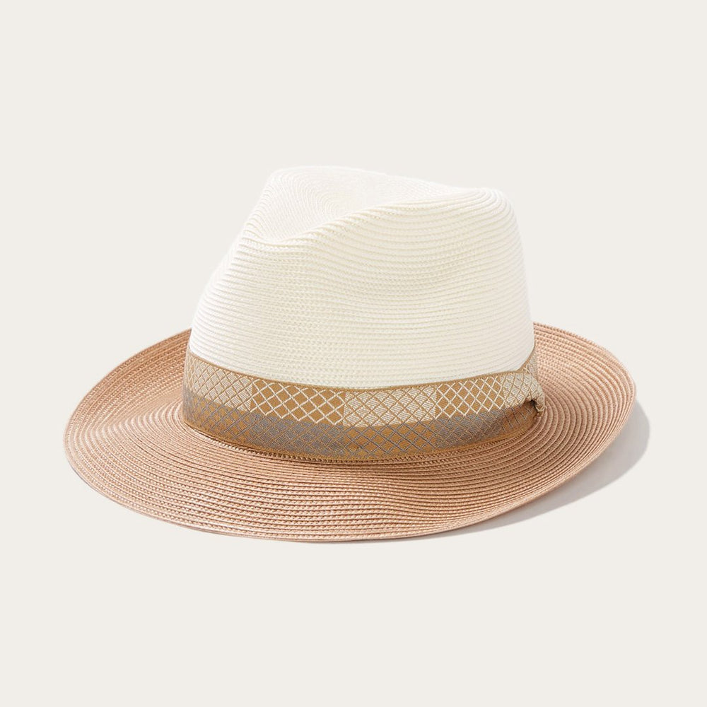 Andover Milan Fedora Ivory Cognac | Stetson