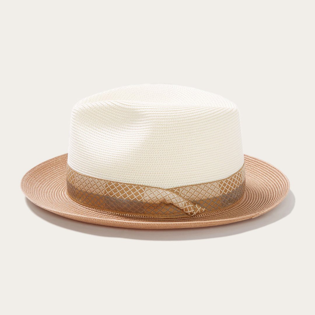 Andover Milan Fedora Ivory Cognac | Stetson