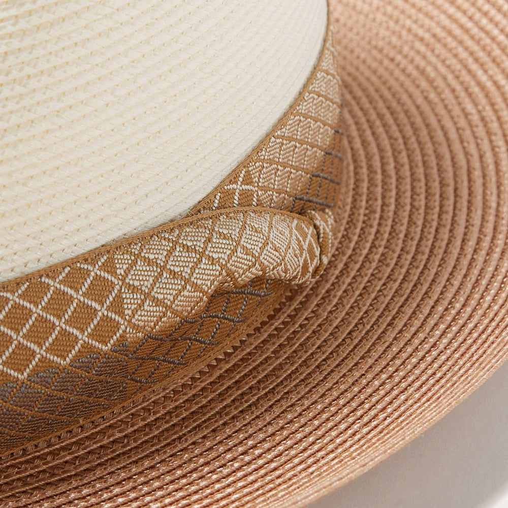 Andover Milan Fedora Ivory Cognac | Stetson
