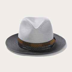 Andover Milan Fedora Grey Black | Stetson