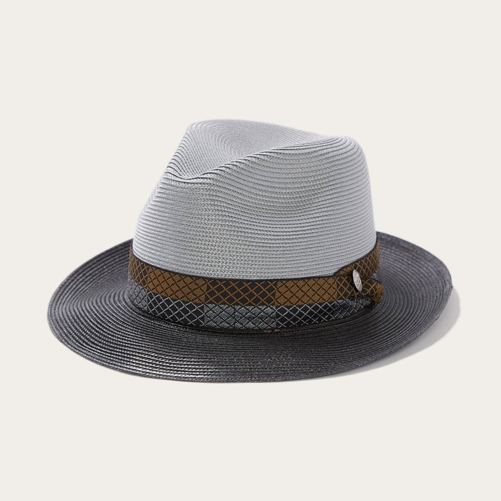 Andover Milan Fedora Grey Black | Stetson