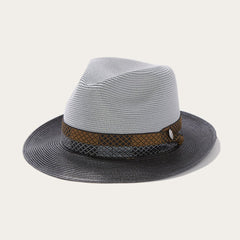 Andover Milan Fedora Grey Black | Stetson
